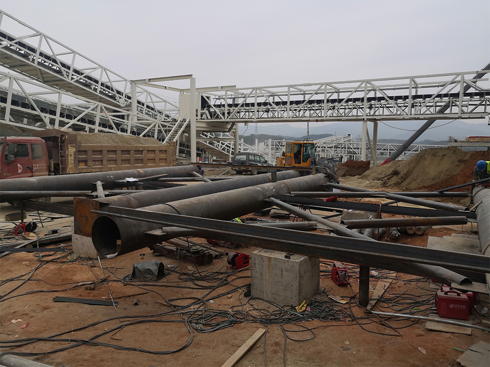 呼和浩特螺旋钢板仓湛江5000吨项目进展